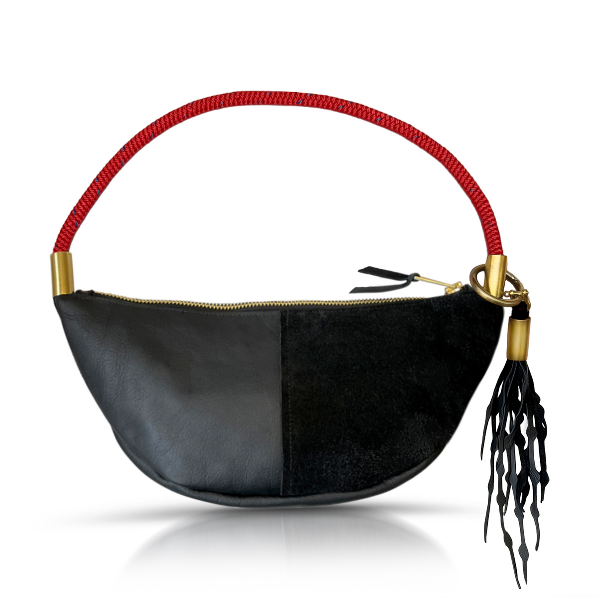 Sling Bag // in Black Leather
