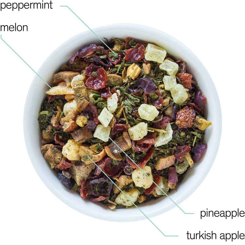 Capri - Honeydew Melon Mint Tea (Caffeine Free)