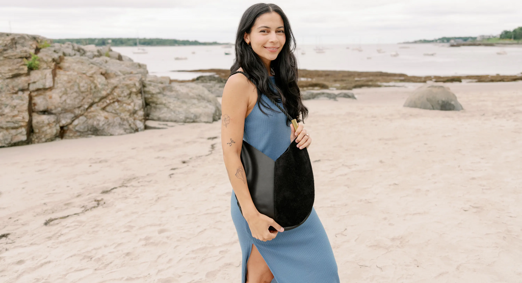 Mermaid Purse // in Black Leather