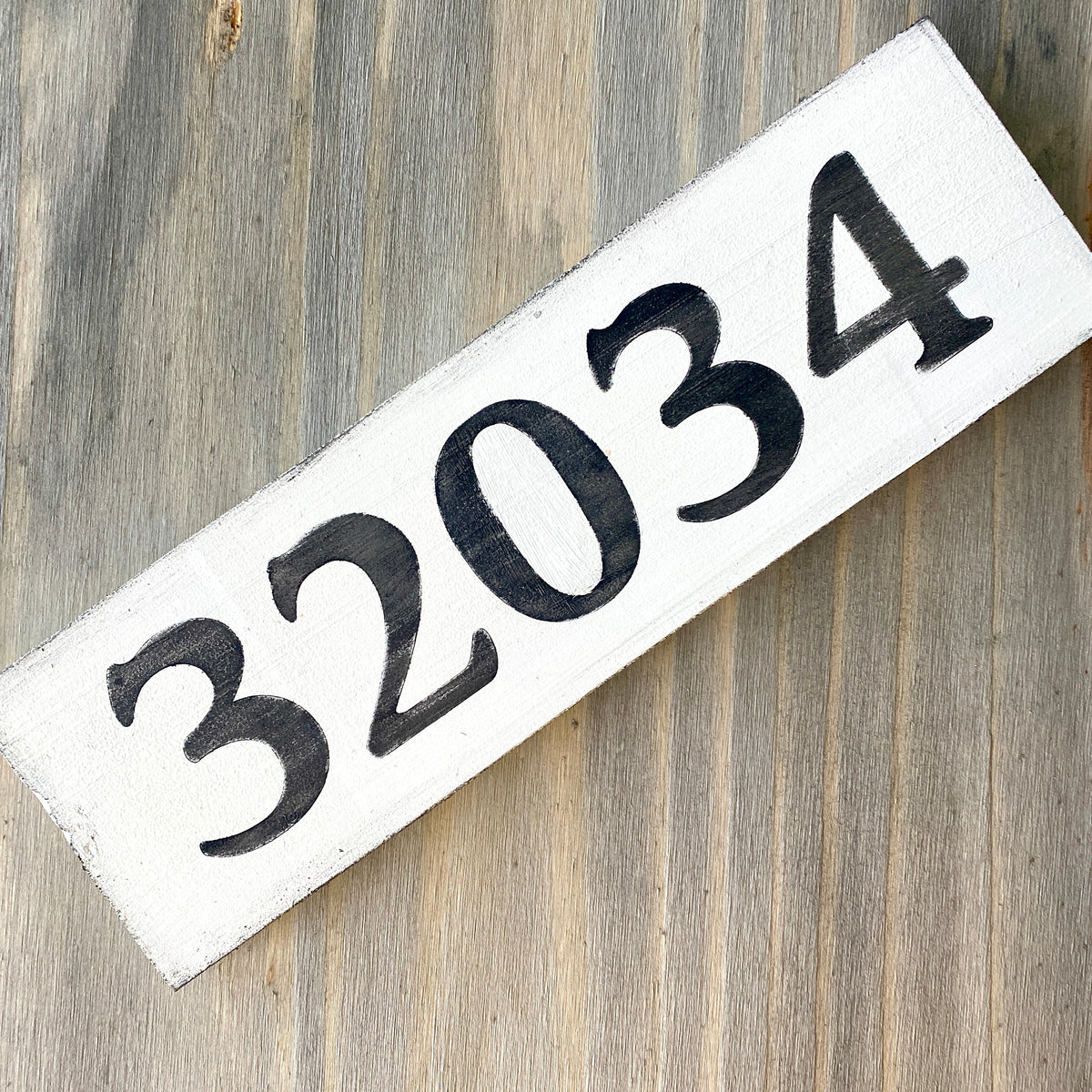 Small Zip Code Sign
