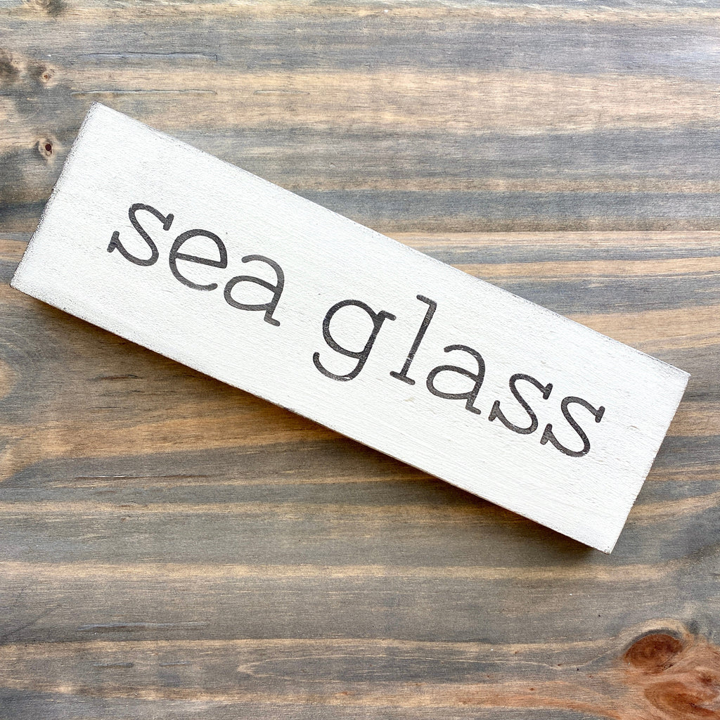 Sea Glass Sign