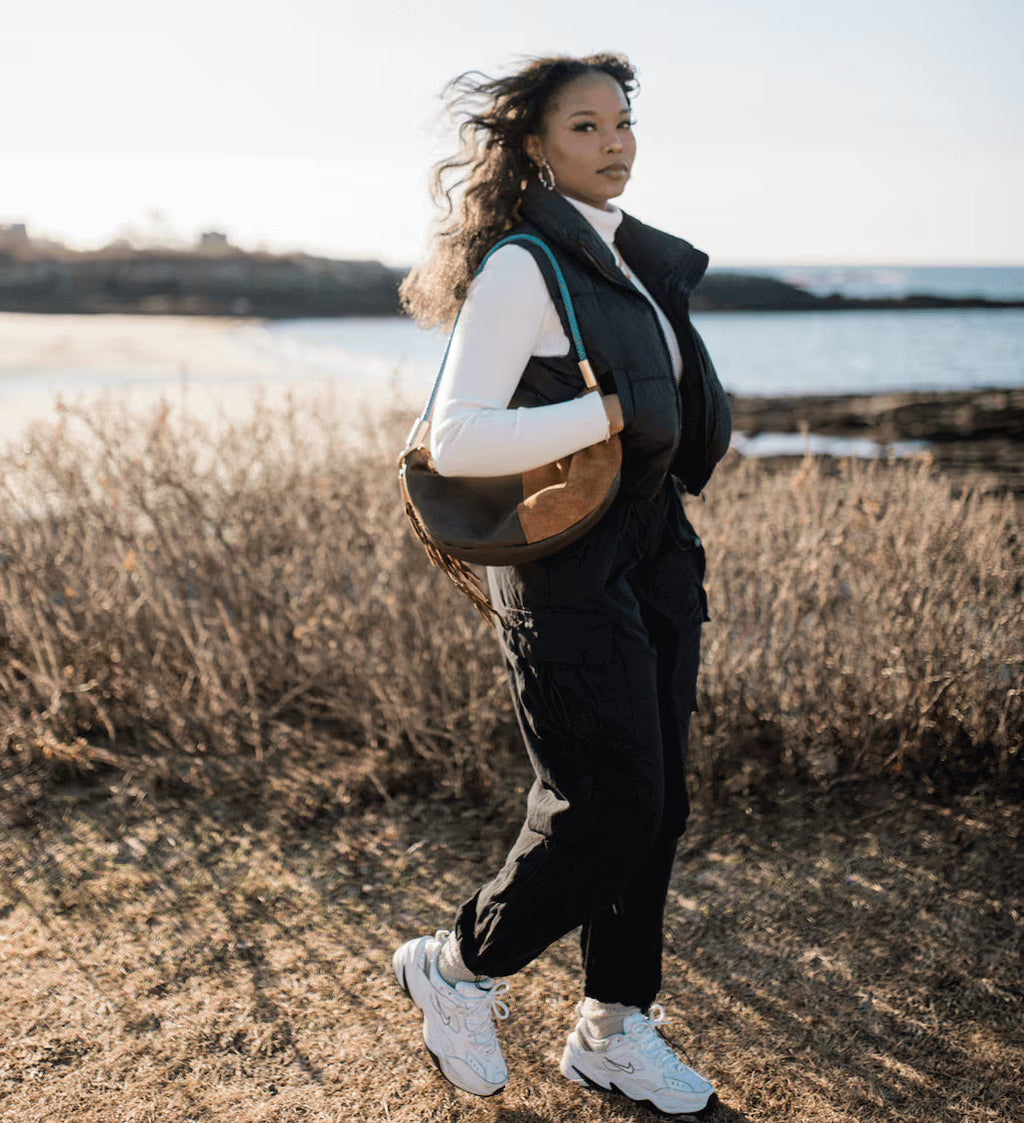 Sling Bag // in Brown Leather