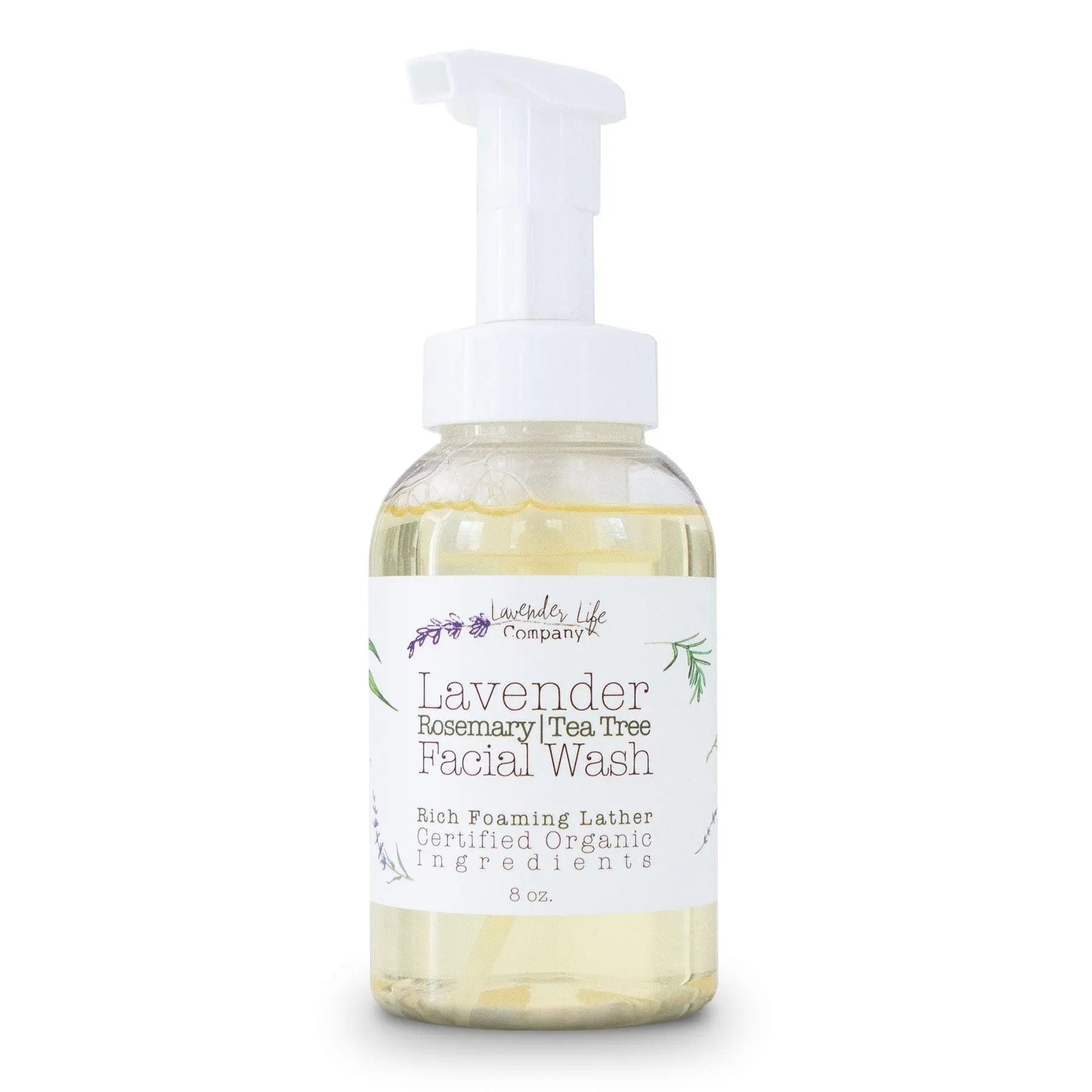 Facial Wash with Lavender, Rosemary & Tea Tree
