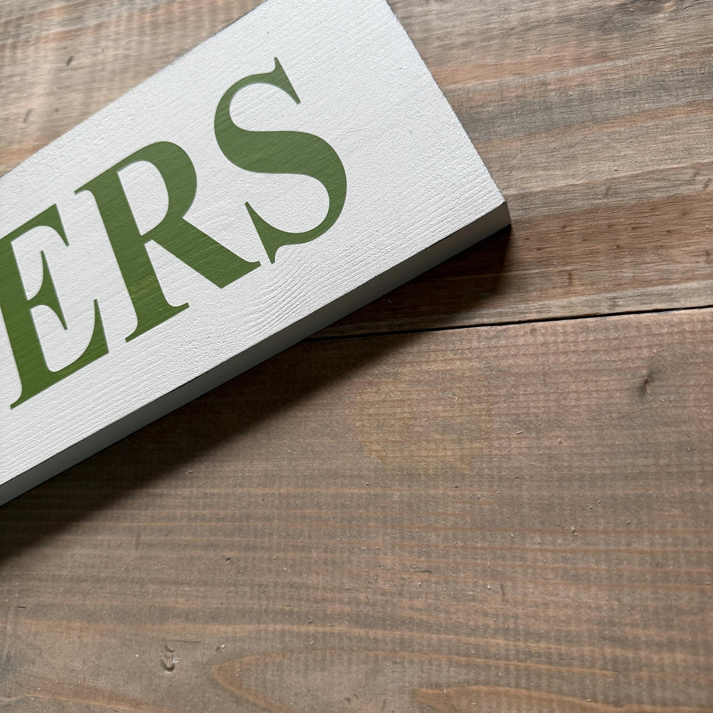 OYSTERS sign, beach house home decor