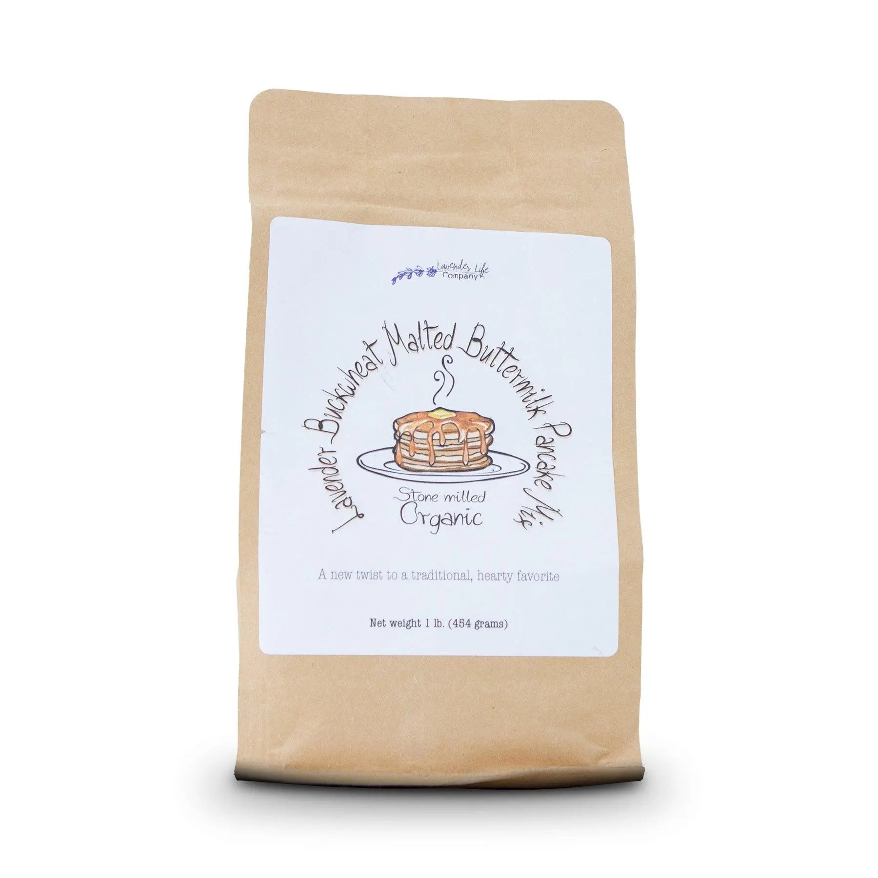 Lavender Buckwheat Malted Buttermilk Pancake Mix