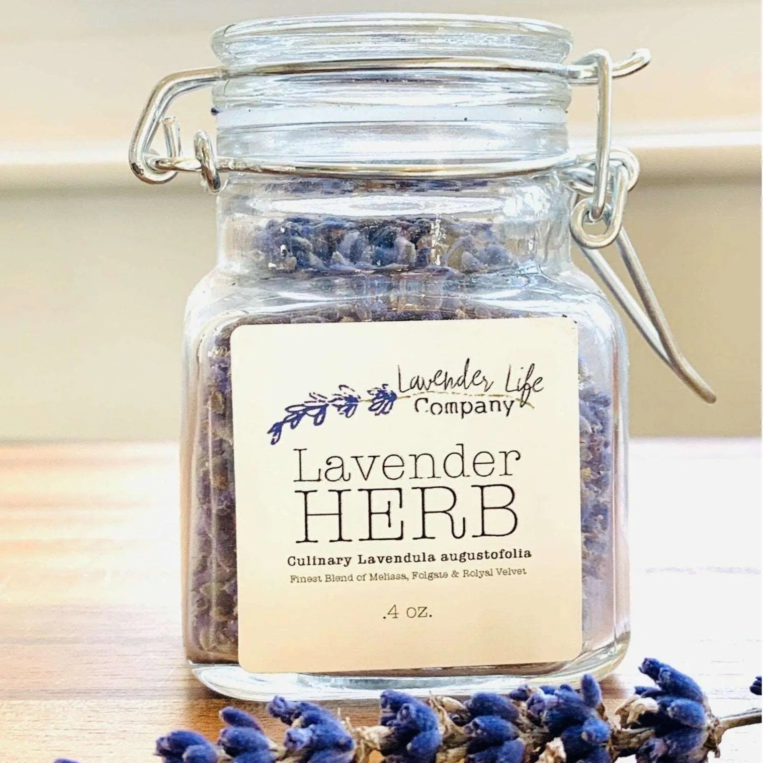 Lavender Herb - Premium Dried Culinary Lavender Flowers for Cooking & Tea
