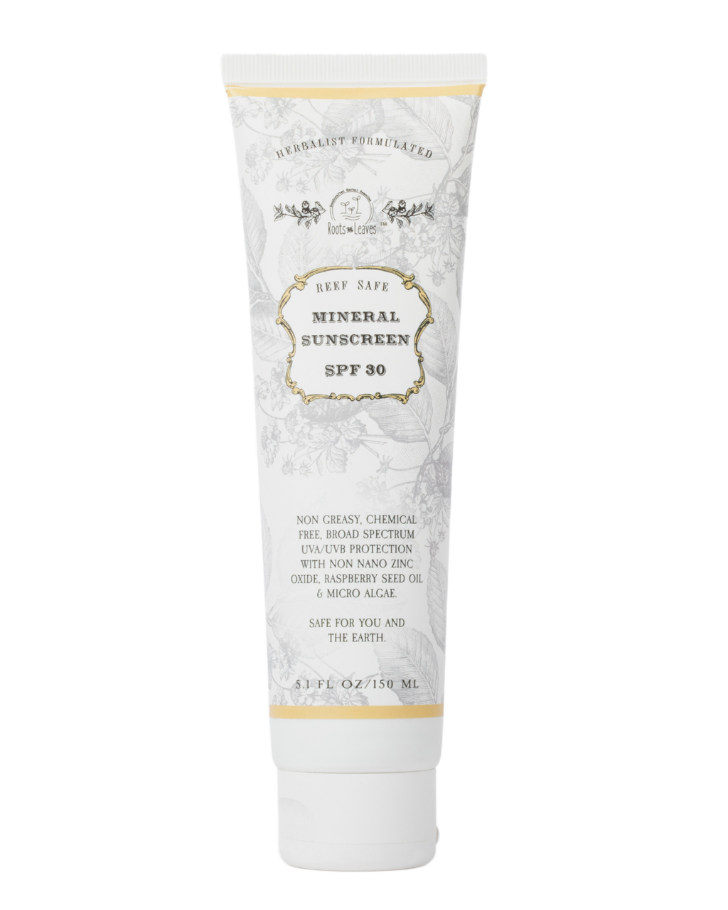 Reef Safe Vegan Mineral Face and Body Sunscreen with Tremella Mushroom