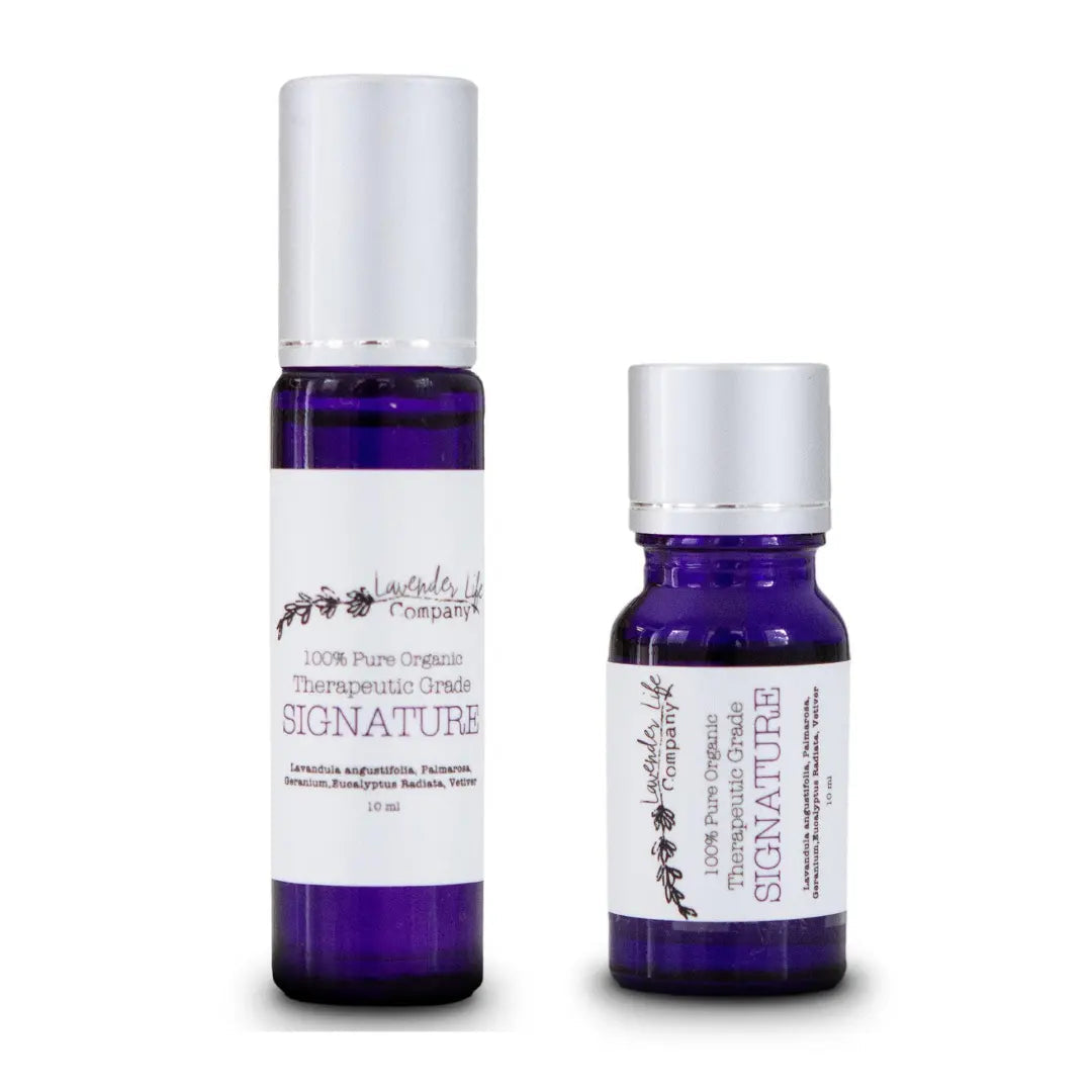 Essential Oil Set with Roll-on and Dropper - 100% Pure & Organic Signature Essential Oil Set